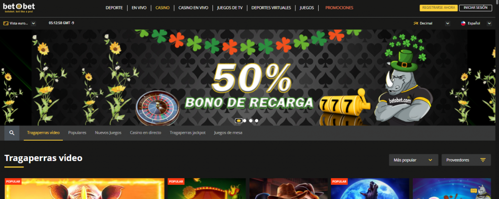 betobet casino homepage
