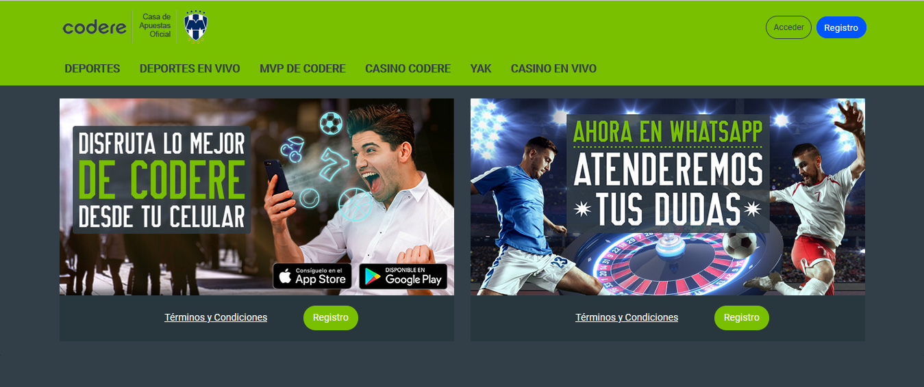 Codere app Android