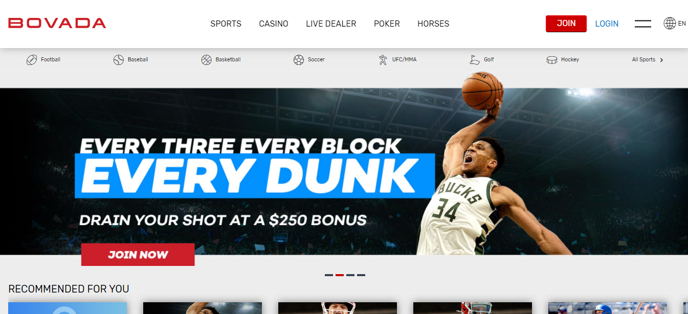 Bovada NBA USA Odds, Futures, Lines, Props 2024 🔥