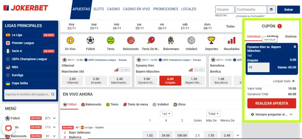 código promocional jokerbet apuestas